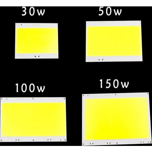 LED Floodlight Cob Chip DC30-33V Led Bulb SMD White 30W 50W 100W 150W DIY Outdoor FloodLight Spotlight Light project lighting