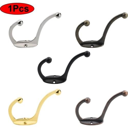 1PCS/5PCS Antique hook alloy hook coat hook coat hook cabinet hook green bronze hook