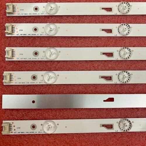 15pcs/lot LED backlight for TCL 40FD2700 40FS3750 40FS3800 40FS3850 L40F3303B L40F3301B Thomson 40FA5405 TOT_40F3800_3X8_3030C