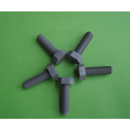 2pcs M12 polyvinyl chlorid PVC screws insulated screw hexagon bolt plastic bolts preservative acid and alkali resistance