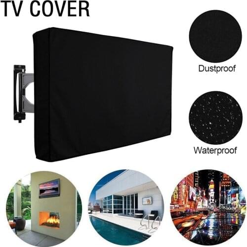 30-65 Inch Dustproof Waterproof Tv Cover Outdoor Patio Flat Television Protector Tv Case Screen Cover