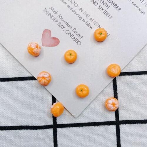 DIY jewelry accessories mini cute simulation orange fruit tiara accessories material