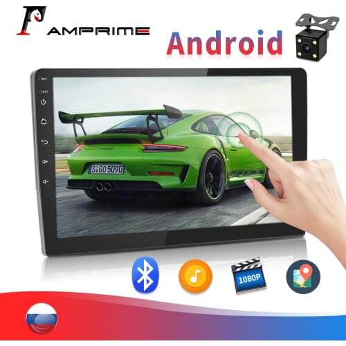 AMPrime 2 Din Android 9'' Car Radio Multimedia Video Player Auto Stereo GPS MAP FM Mirror Link For Volkswagen Nissan Autoradio
