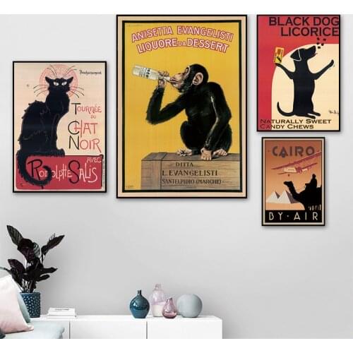 Bianche Wall Retro Wall Paintings