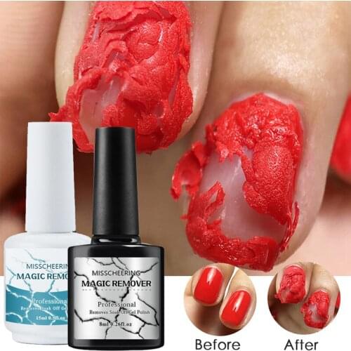 Burst Gel Glue Soak Off Remover Polish Nail Remover Nail Glue Special Remover Nail Polish Without Soak Off Water Cleaner TSLM1