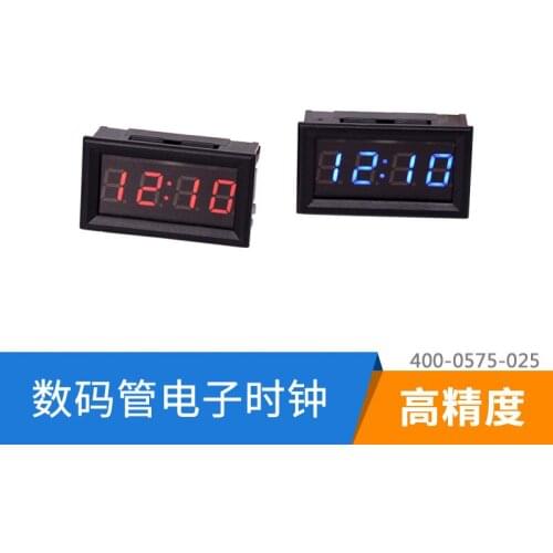 Digital Tube Led Clock High Precision Luminous Car Motorcycle DIY Electronic Clock Timing Time Module