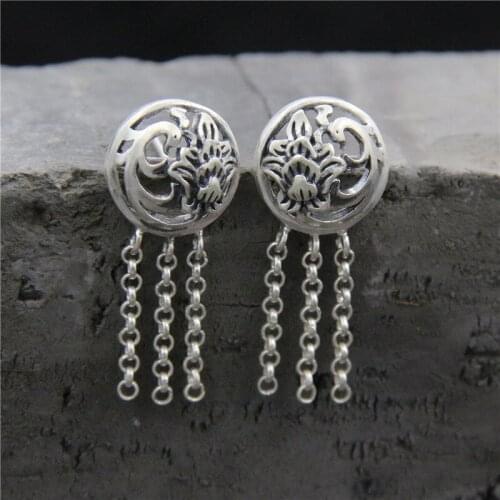 Серебряные серьги CRAFT RHYTHM China At AliExpress