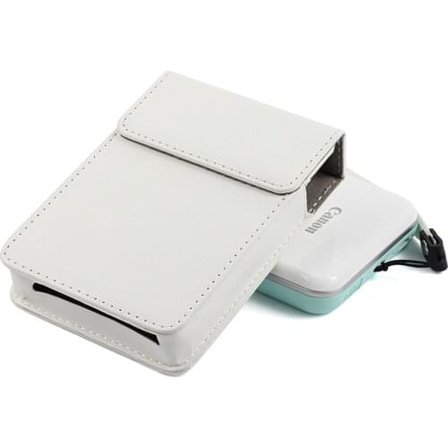 PU Leather Travel Storage Carrying Case Cover Bag Pouch for Canon PV-123 Mini Photo Printer Protective Pouch Box
