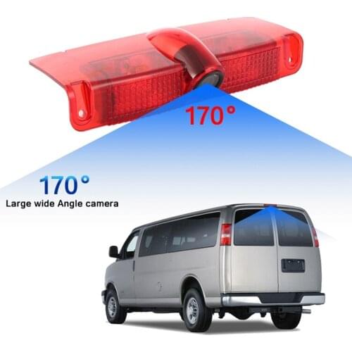 Car Rear View Camera Reverse Camera Brake Lamp Camera HD Waterproof for Chevy Express Van GMC SAVANA