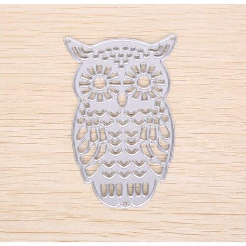 DIY Scrapbooking Decorative Craft Cute Owl Cutting Dies Hollow Out Steel Template