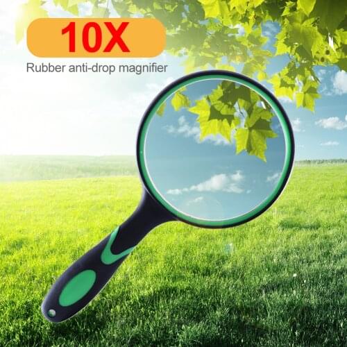 10X Magnifying Glass Handheld Magnifier Skillful Manufacture Superior Quality for Antique Jade Jewelry Identification