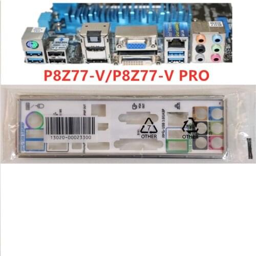 Original For Asus P8Z77-V PRO, P8Z77-V I/O Shield Back Plate BackPlate Blende Bracket