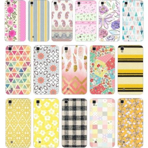 065FG Cloth Texture gift Soft Silicone Tpu Cover phone Case for LG X Power 2 K50 Q60 K10 Case