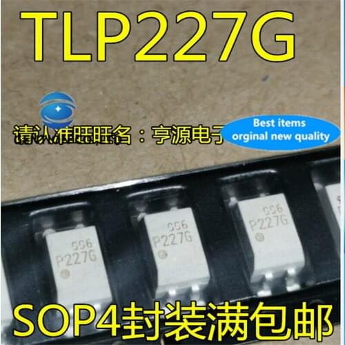 10Pcs TLP227 TLP227G P227G SOP4 SMD optocoupler solid state relay optocoupler chip in stock 100% new and original