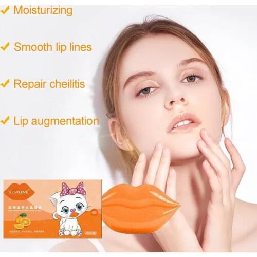 20 Pcs Beauty Super Lip Plumper Pink Crystal Collagen Lip Mask Patches Moisture Essences Wrinkle Ance Cosmetics Skin Care Tools