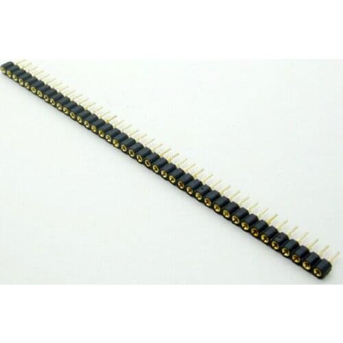 20pcs ALL 800PIN !! Single Row round hole 1X40 Pin Crystal socket DS18B20 socket 2.54 mm