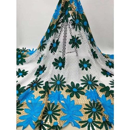 2019 high quality French Nigerian sequins net lace,African tulle mesh sequence lace fabric for party dress 5yards/lot YL0220