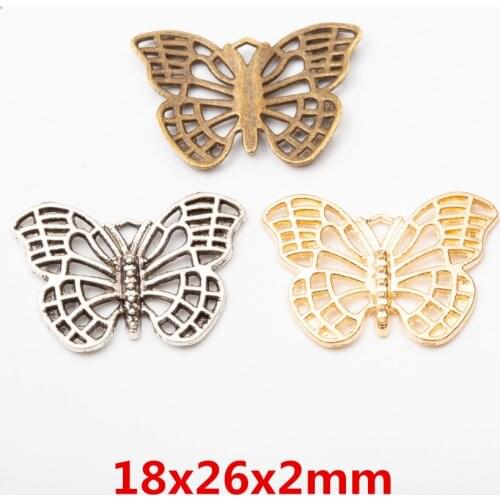 25pcs zinc alloy Animal butterfly Charms for Jewelry Making 5818