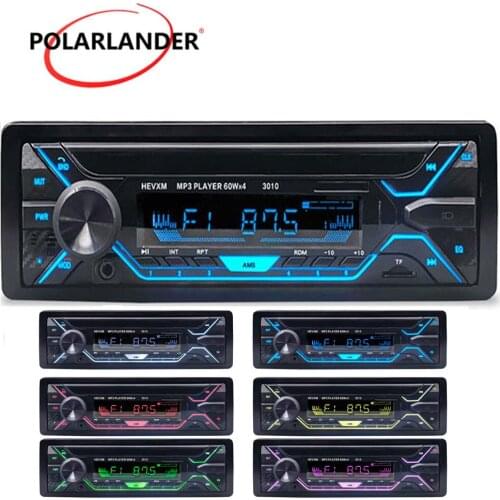3010 Car Aux MP3 Player Microphone Car Stereo Audio New Single Din 12V 1 Din 3.5 inch Bluetooth In-dash FM car radio