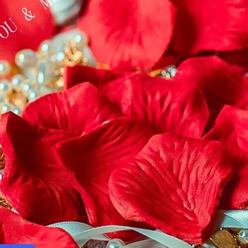 500/1000/3000pcs silk rose petals for Wedding Decoration, Romantic Artificial Rose Petals Wedding Flower Rose Flower 6z