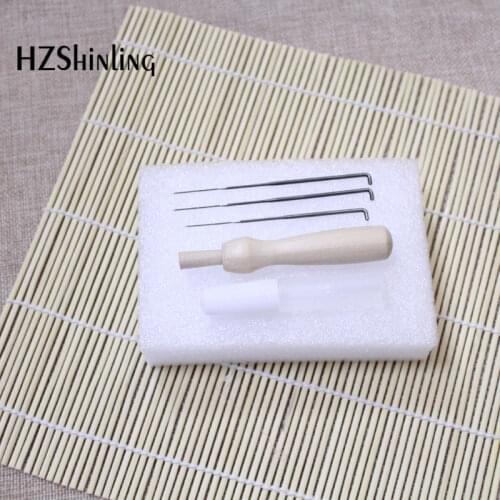 6 pcs/set Basic DIY Felting Tools Felt Kit with Needle Craft Kit Wool Felting Accessories Tools Felting Craft Handmade