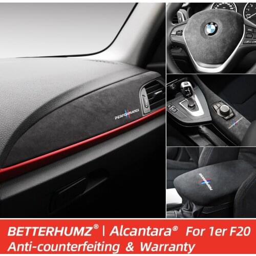 BETTERHUMZ Alcantara For BMW F20 F21 F22 F23 1 2 Series M Performance Car Accessories Interior Decorative Trim Cover Sticker