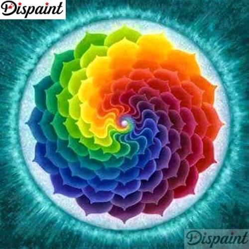 Dispaint Full Square/Round Drill 5D DIY Diamond Painting "Color pattern" Embroidery Cross Stitch 3D Home Decor A11040