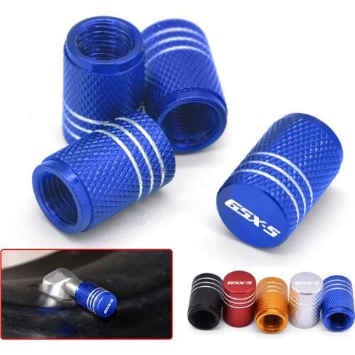 CNC For SUZUKI GSX-S750 GSXS 750 1000 GSXS750 GSX-S1000 GSXS1000 Motorcycle Tire Air Valve Caps Moto Wheel Tyre Dust Stems Cover