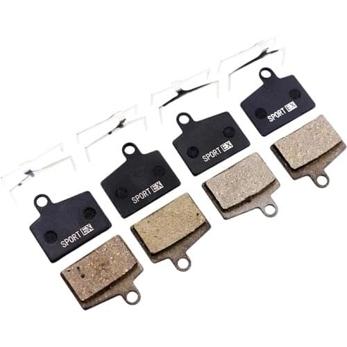 MTB Bicycle Disc Brake Pads for Hayes Dyno, Stroker Ryde Disc Brake, 4 Pairs, Black RESIN
