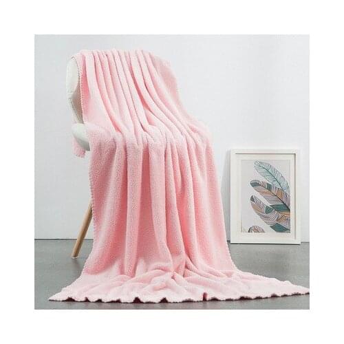 Drop Shipping Large 90*180cm Bath Towels Polyester Big Bath Towel Soft Absorbent Beach Face Towel for Women