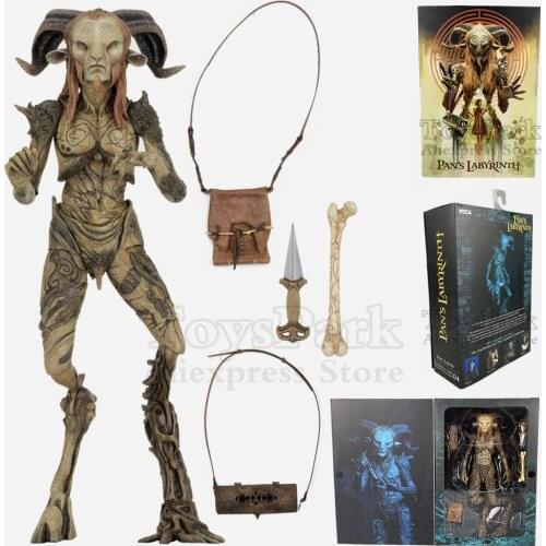 NECA Guillermo del Toro Signature Collection Pans Labyrinth Faun 7" Scale Action Figure El Laberinto del Fauno Doll Toys