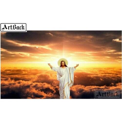 Jesus portrait 5d diy diamond painting religious icon full square drill 3d diamond embroidery mosaic crafts decoration home