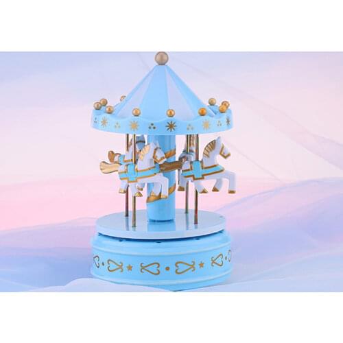 Carousel Music Box Melody Birthday Christmas Festival Musical Gift for Children Kids YE-Hot