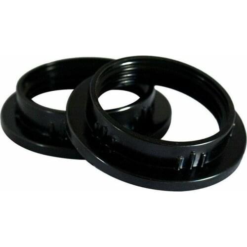 E27 Lampshade Ring Adapter Black/White Light Shades Collar Ring Adaptor Bulb Holder Lamp Shade Accessories
