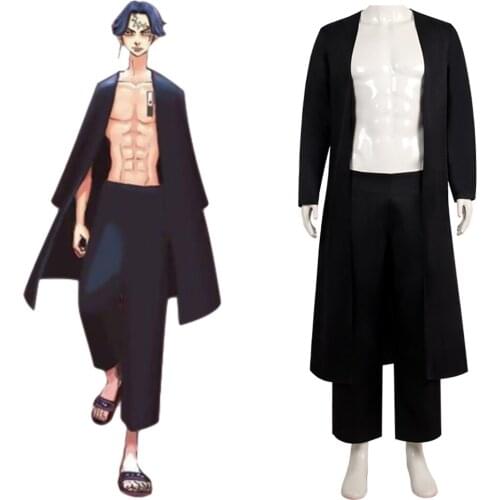Anime Tokyo Revengers Kakuchou Cosplay Costumes Outfits Halloween Carnival Suit