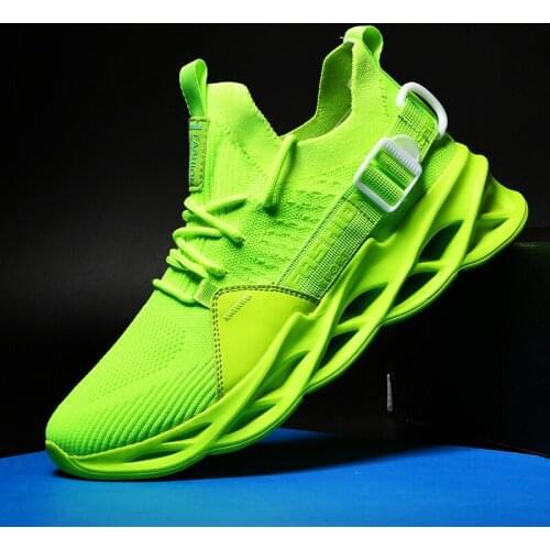 Men Blade Running Shoes 46 Light Mens Sports Shoe Large Size Sneakers Breathable Mesh Chunky Trainer Mens Sneakers Women Shoes