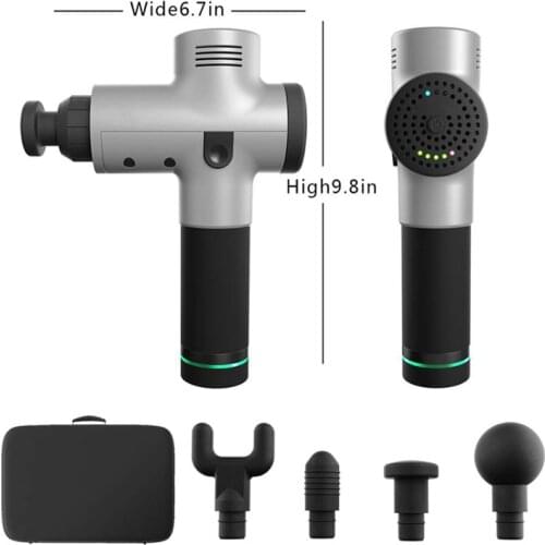 Fascial Massage Gun Sport Relaxation Muscle Stimulator Deep Tissue Massager Body Back Relaxation Pain Relief Fitness Relax