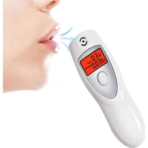 Portable Digital Alcohol Tester Breath Alcohol Tester Breathalyzer Breathalyser Alcohol Breath Tester With Audible Alert