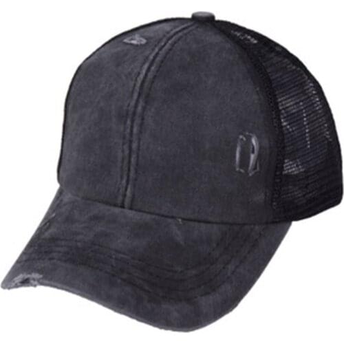 Outdoor Cap Horsetail Baseball Cap Breathable Sports Cap Sunscreen Adjustable Sun Hat For Men And Women