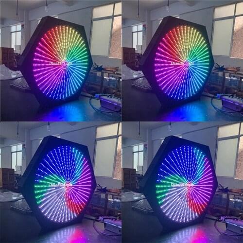 10pcs 954pcs 5050 rgb 3in1 led wall wash light indoor dmx led pixel panel wall light for stage