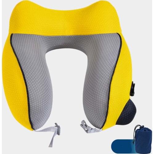 OUtdoor Tourist Airplane Neck Support Pillows Folding Chair Seat Cushion Pad Travel Headrest