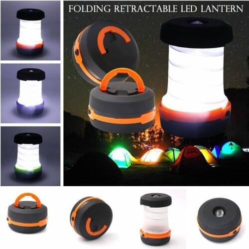 3 Modes Flashlight Retractable Outdoor Led Tent Camping Lamp LED Lantern For Hiking Emergencies Outdoor Lighting Folding Torch