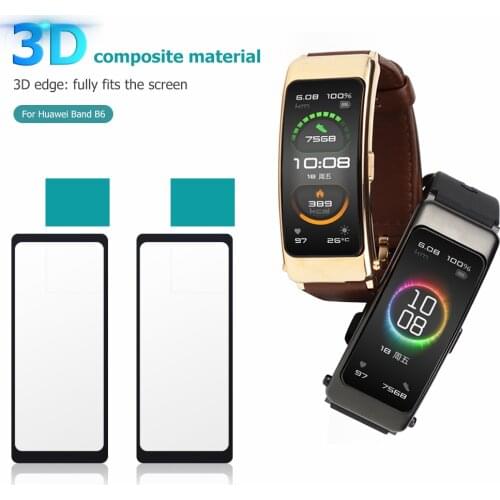 2pcs Display Screen Protective Films Smart Bracelet Fashionable Dial Wristwatch Present for Huawei Talk Band B6 Covers