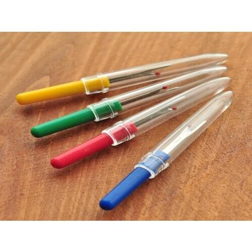 400pcs/lot Fast Shipping Plastic Handle Craft Thread Cutter Seam Ripper Stitch Unpicker Sewing Tool