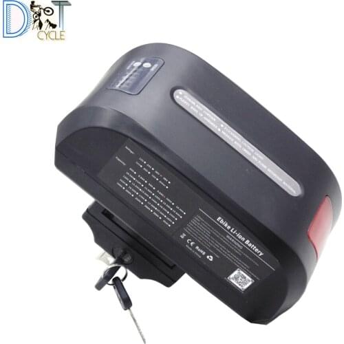 Free shipping Seat tube type Haibao battery Li-ion 36V 24V 250W 350W 500W electric booster bike battery with charger