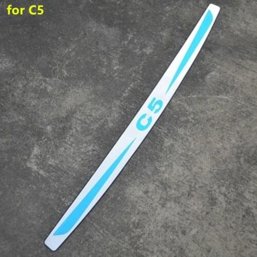 For 2010-2016 Citroen C5 high quality Stainless Steel car Rear Bumper Protector Sill Trunk Tread Plate Trim Car styling
