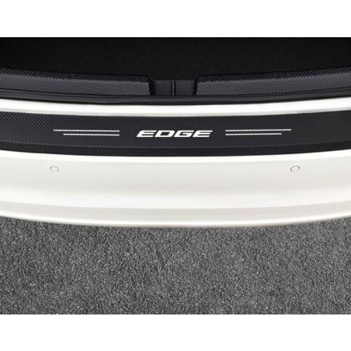 For Ford Edge U387 2 2007 2008 2009 2010 2011-2021 Car Trunk Auto Boot Stickers Logo Decoration Anti-Scratch Accessories Fiber