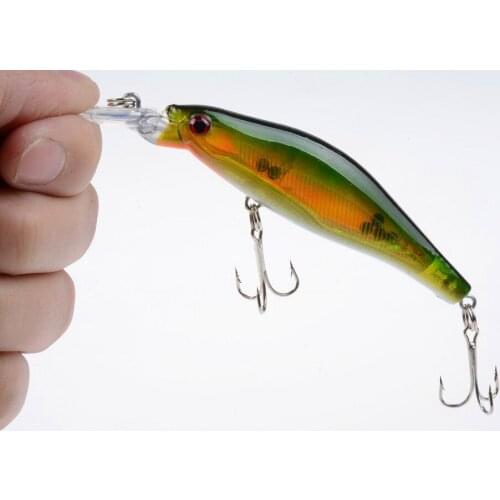 1Pcs 10cm/11.5g Wobblers Minnow Sea Fishing Baits Lure For Suspension Laser Artificial Hard Carp Fish Isca Swimming 0.6m-2.4m
