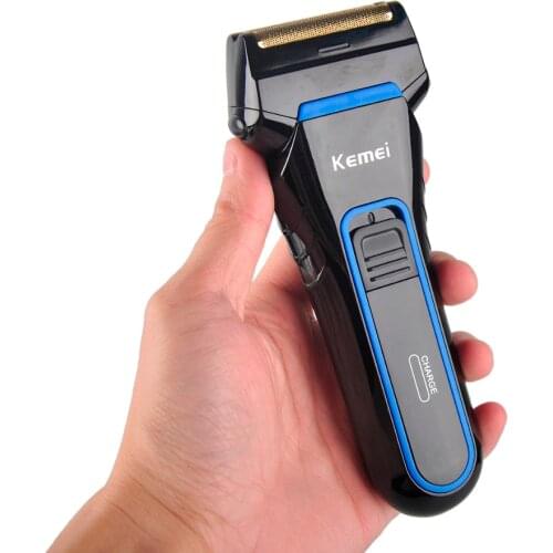 Kemei Cordless Electric Razor Trimmer Mens Rechargeable Shaver Reciprocating Double Groomer Wet and Dry Use KM-2016