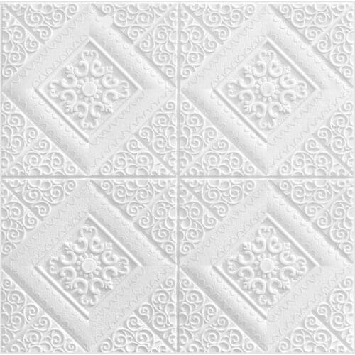 10 Sheets PE Foam 3D Wall Stickers Waterproof Self Adhesive Wallpaper Home Decor For Kids Bedroom Living Room Decoration